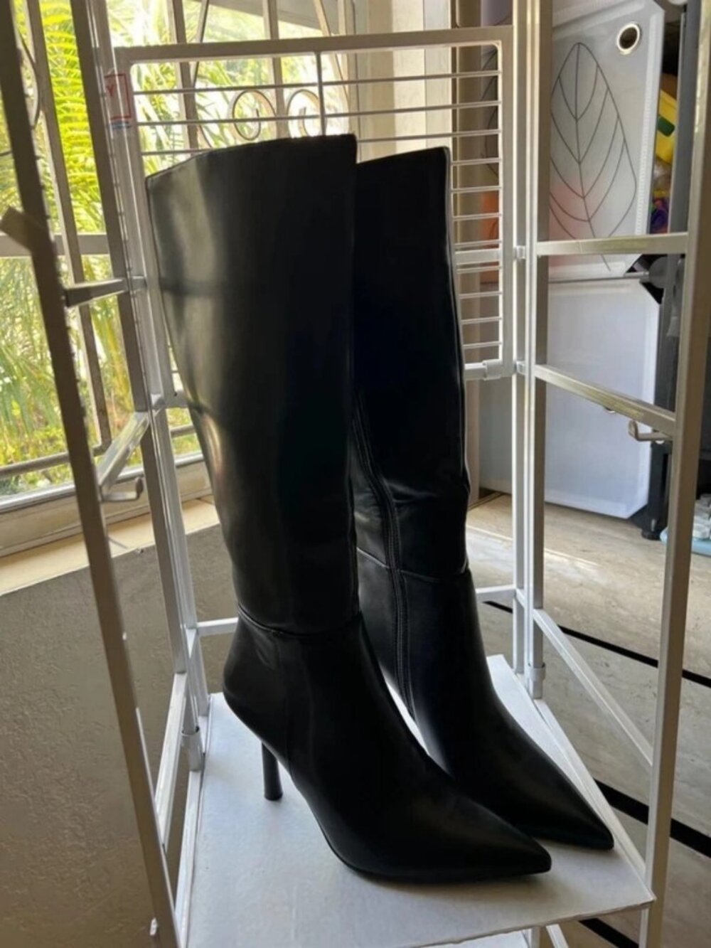 Women's Knee High Boots Stiletto Heel Pointed Toe